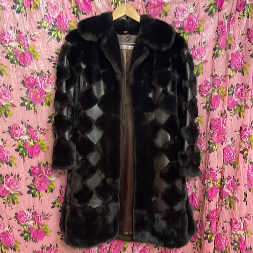 Genuine Leather/Faux Fur Jacket